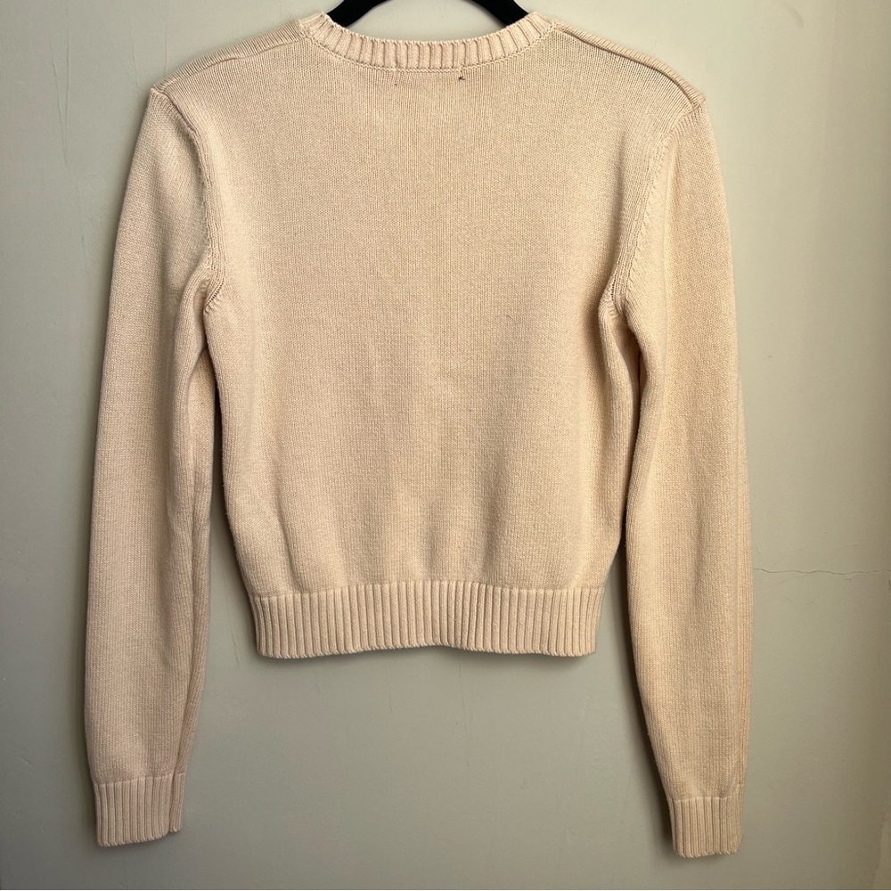 made in USA american apparel cropped cotton sweater - Picture 10 of 10